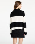 CK LV047D353G UB1 CHUNKY LOOSE HIGH NECK SWEATER