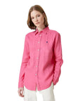 CLASSIC-LONG SLEEVE-BUTTON FRONT SHIRT 211970730 007 - xtazy fashion