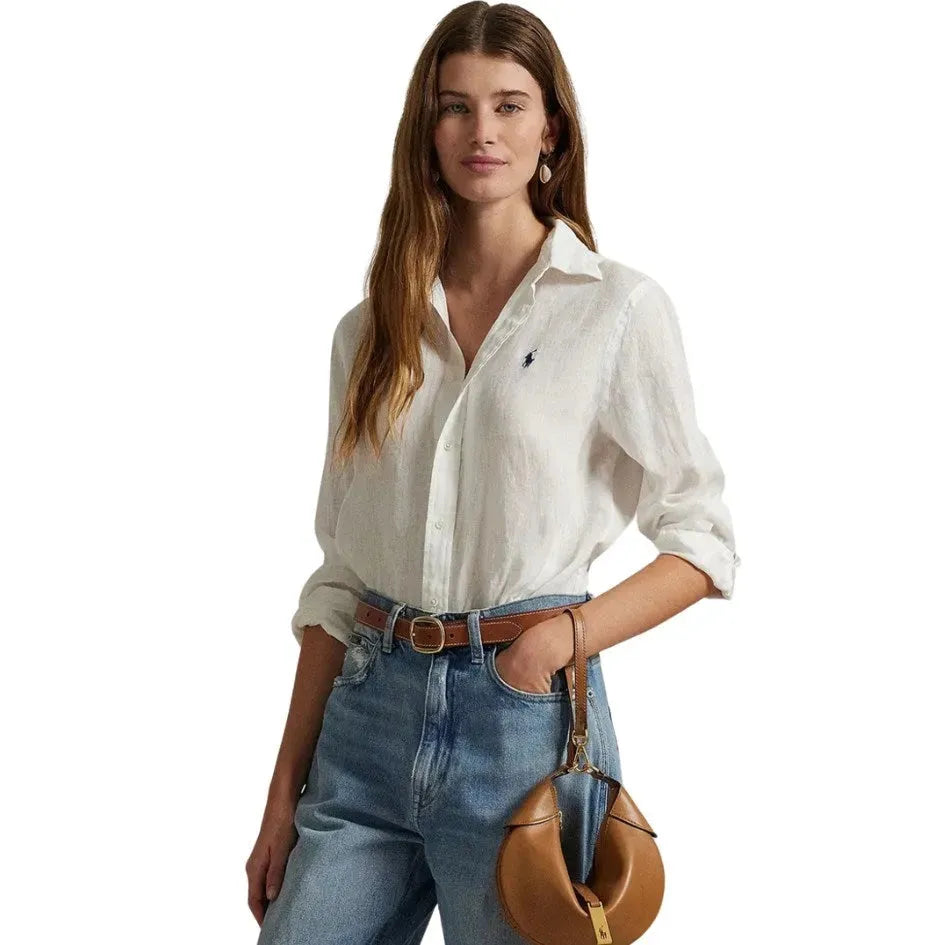 CLASSIC-LONG SLEEVE-BUTTON FRONT SHIRT 211970730 001 - xtazy fashion