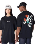 NE FLORAL GRPHC TEE NEWERA BLK 60596609