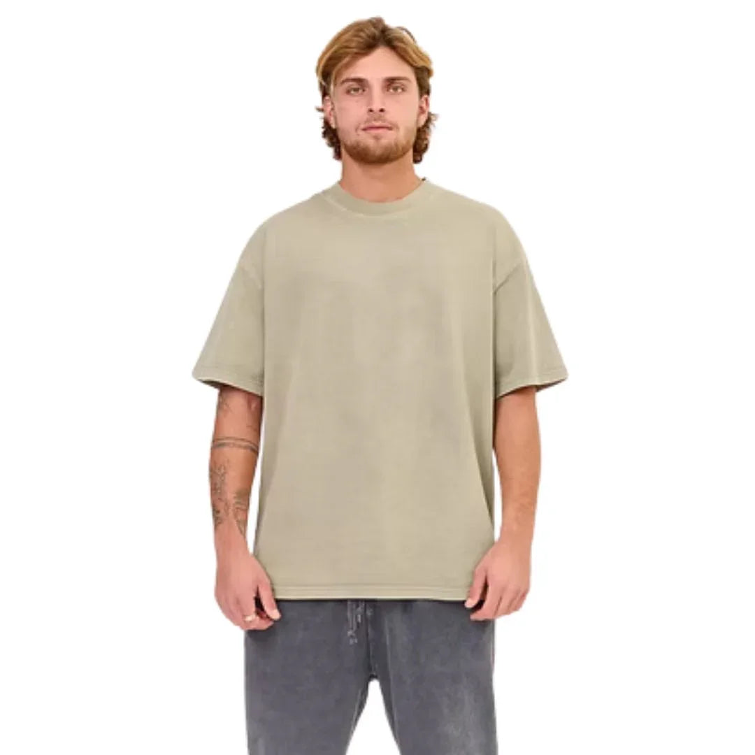 חולצה אוברסייז S004-KHAKI