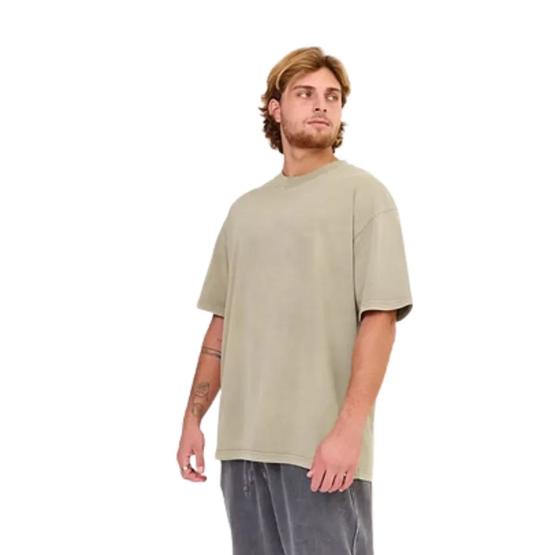 חולצה אוברסייז S004-KHAKI