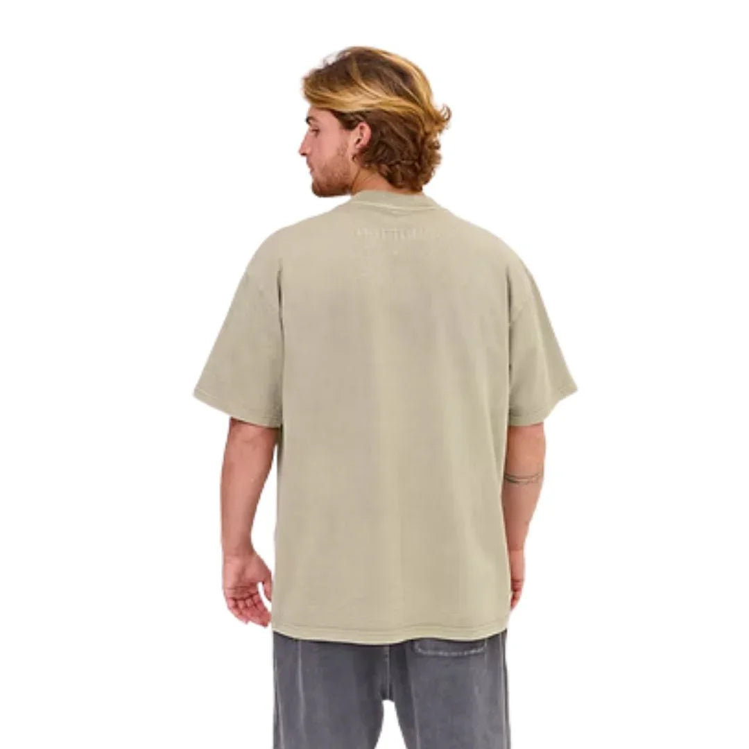 חולצה אוברסייז S004-KHAKI