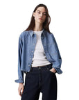 CROPPED DAD DENIM SHIRT J20J225011 1A4