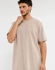 M CTN OVERSIZE SS SHIRT 25166861 SAND 01 - xtazy fashion