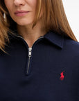 211B18685 010 KNIT-HALF ZIP-SWEATSHIRT