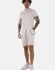 GIANNI LUPO מכנס פשתן קצר FJ3269 WHI