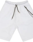 GIANNI LUPO מכנס פשתן קצר FJ3269 WHI