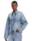 LV047C730G X0N DENIM JACKET RAINY BLUE