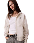 CK LV047B270G P4P MONOLOGO FRENCH TERRY FZ BF HOOD