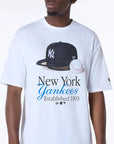 MLB SCRIPT GRPHC TEE NEYYAN WHI 60596279