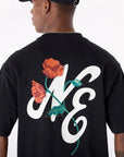 NE FLORAL GRPHC TEE NEWERA BLK 60596609