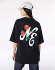 NE FLORAL GRPHC TEE NEWERA BLK 60596609