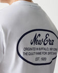 NE TRUCKER PTCH OS TEE NEWERA WHI