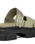 כפכף האגג סוליה מוגבהת ירוק 1136765 - xtazy fashion