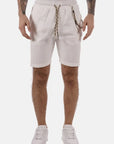 GIANNI LUPO מכנס פשתן קצר FJ3269 WHI
