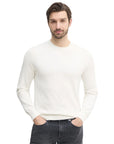 CK LV040BM343 YAS LS SUPIMA COTTON CREW 14GG