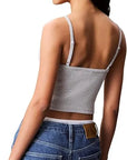 LV047C908G P79 A- WOVEN LABEL RIB CAMI