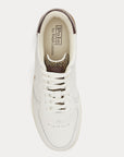 סניקרס Polo Ralph Lauren Masters Court לבן חום — 809P15528 001, מבט 3