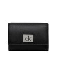 CK PLAQUE SMALL TRIFOLD W/ZIP K60K612834 BEH - xtazy fashion