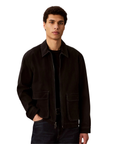 LV04RG400G UB1 LS MATTY CANVAS CONTRAST COLLAR