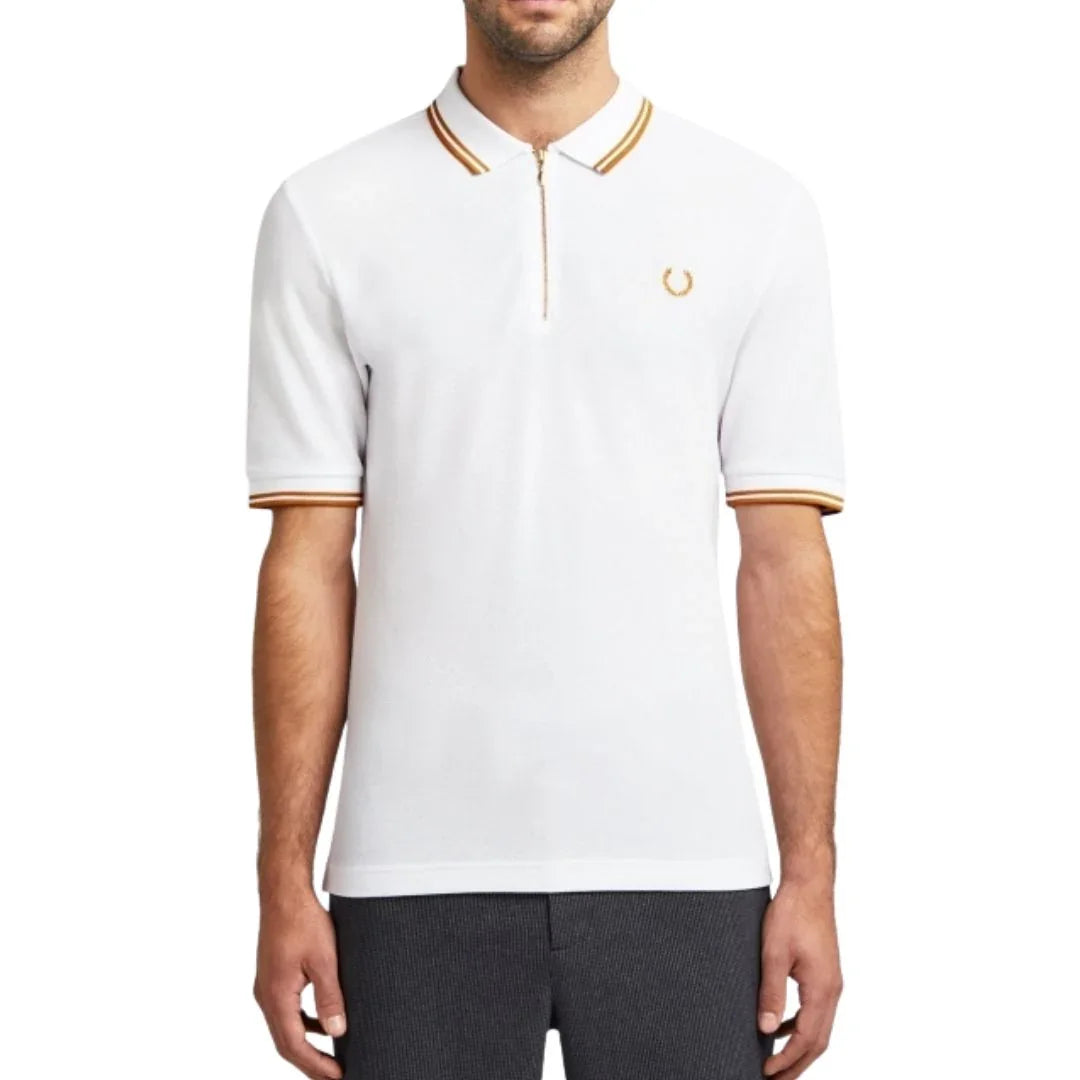 חולצה טי פרד פרי SM7014 WHI