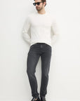 CK LV040BM343 YAS LS SUPIMA COTTON CREW 14GG