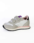 GIRL ALLY SOLID NYLON BABY - White — נעלי ילדים