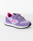 GIRL ALLY SOLID NYLON BABY - Purple — נעלי ילדים