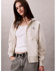CK LV047B270G P4P MONOLOGO FRENCH TERRY FZ BF HOOD