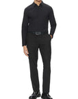 LV04LB145G UB1 LS SOLID STRETCH SLIM SHIRT