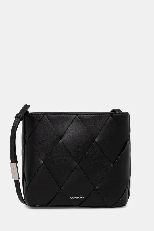 CK WOVEN SQUARE CROSSBODY K60K612991 BEH