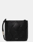 CK WOVEN SQUARE CROSSBODY K60K612991 BEH