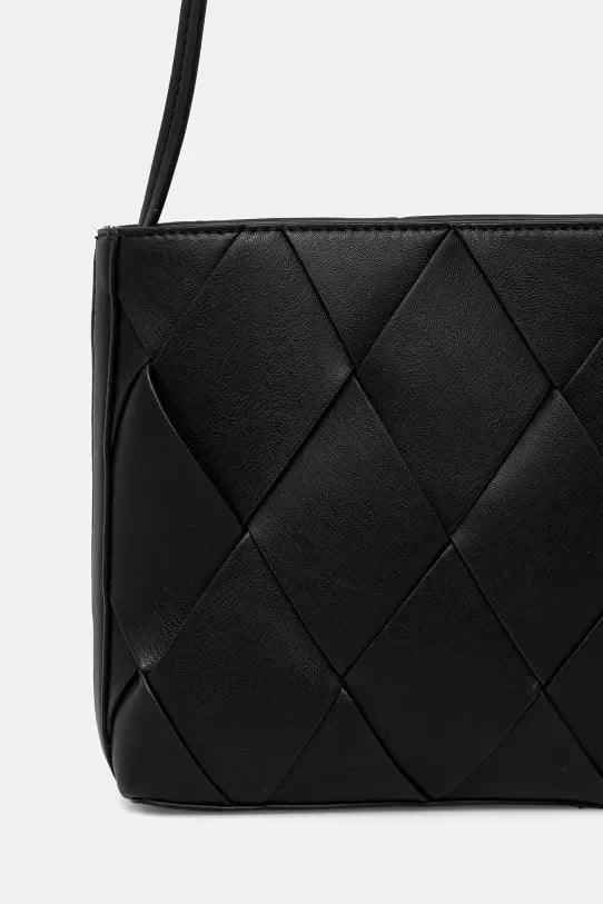 CK WOVEN SQUARE CROSSBODY K60K612991 BEH