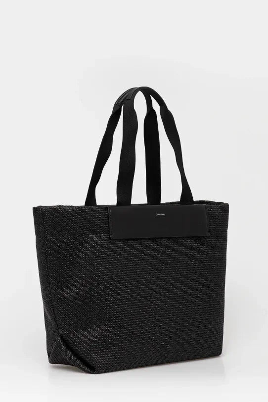 CK RAFFIA LARGE SHOPPER K60K613025 BEH