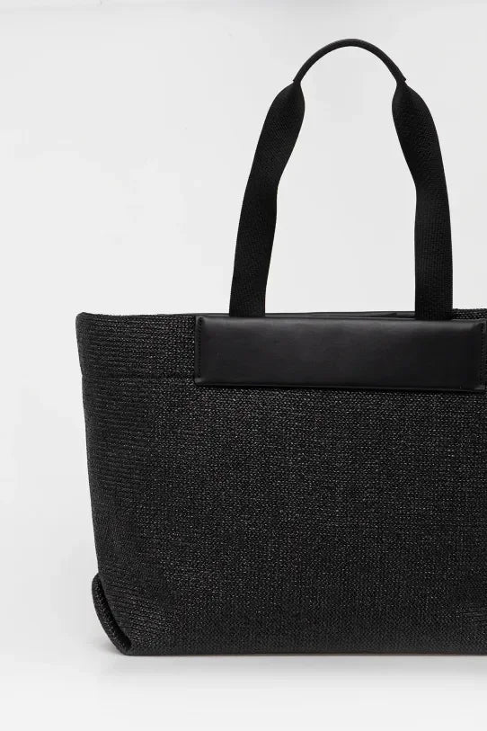 CK RAFFIA LARGE SHOPPER K60K613025 BEH