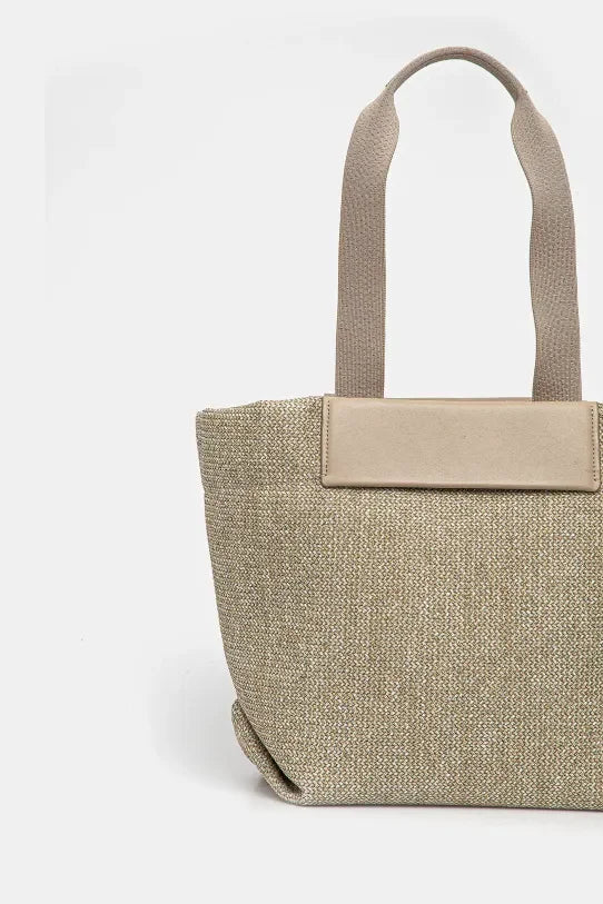 CK RAFFIA MEDIUM SHOPPER K60K613174 W75