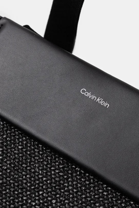 CK RAFFIA MEDIUM SHOPPER K60K613174 BEH