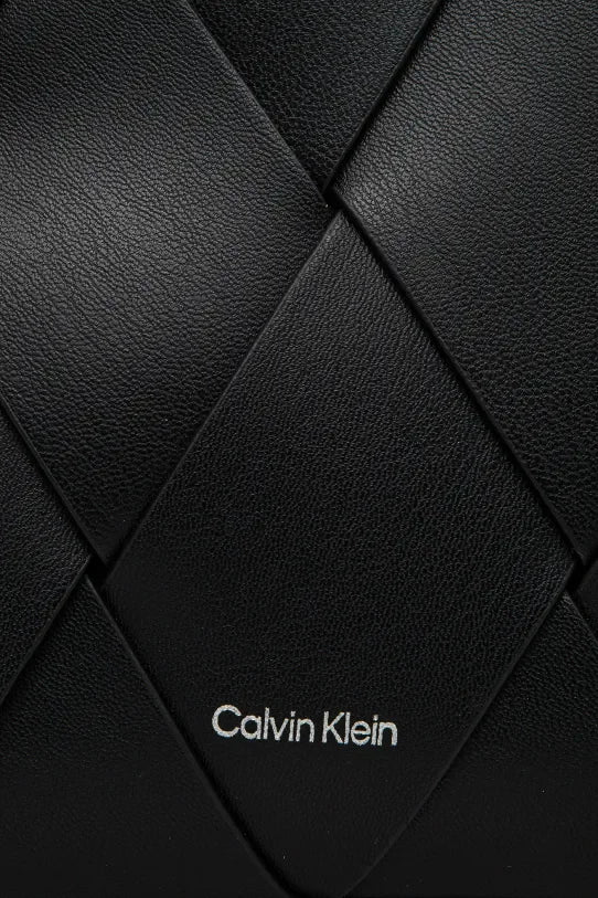 CK WOVEN MEDIUM TOTE K60K613176 BEH