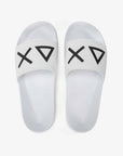 SLIPPERS LOGO WHITE — כפכפים לגברים