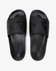 SLIPPERS LOGO BLACK — כפכפים לגברים