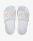 SLIPPERS LOGO WHITE — כפכפים לנשים