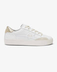 KATY LEATHER WHITE/GOLD — סניקרס לנשים