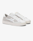 KATY LEATHER BIANCO/ARGENTO — סניקרס לנשים