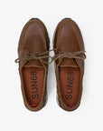 TOM BARCA LEATHER - BROWN — מוקסין לגברים