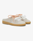 CALIFORNIA SUN SUEDE SABOT - OFF WHITE — כפכפים לנשים