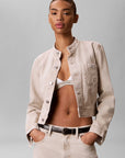 LV047G743G 3M3 EASY CROPPED DENIM JACKET MARBLE