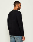 CK LV04LB327G UB1 LS TEXTURE CTTN CREWNK SWEATER 1