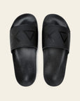 SLIPPERS LOGO BLACK — כפכפים לגברים