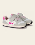 GIRL ALLY SOLID NYLON NEW BORN-BIANCO — נעלי ילדים — לבן